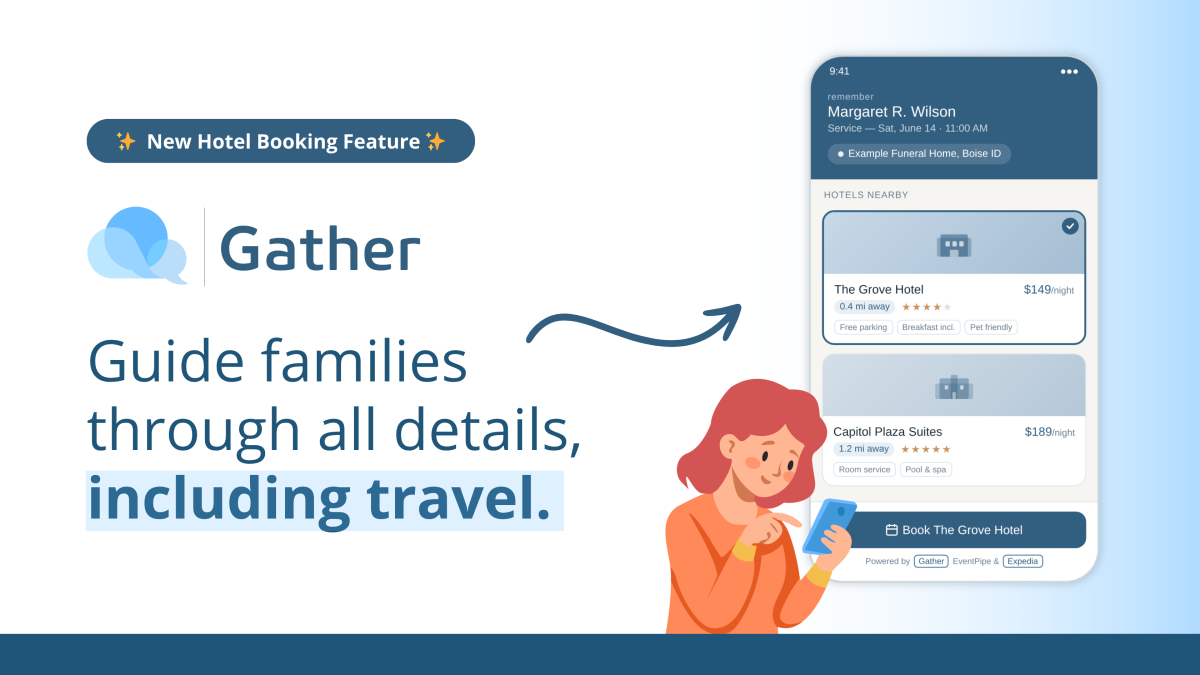 gather launches new hotel booking feature